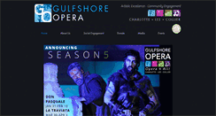 Desktop Screenshot of gulfshoreopera.org